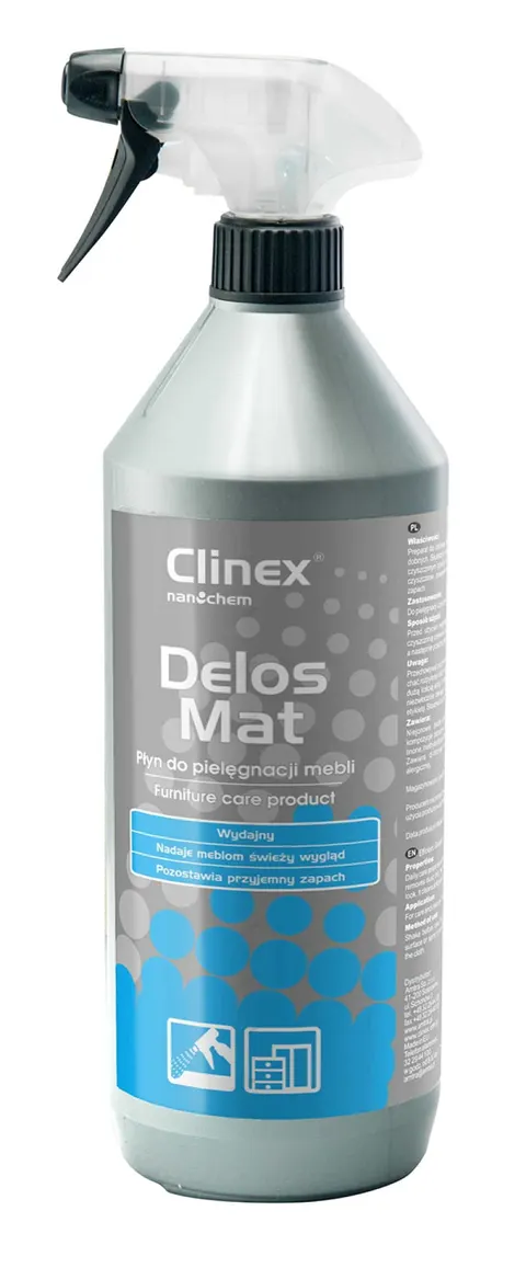 Płyn CLINEX do pielęgnacji mebli Delos Mat 1l CL77140