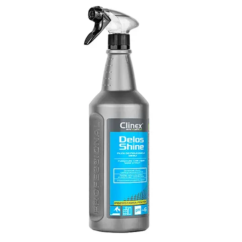 Płyn do mycia i pielęgnacji mebli z połyskiem Delos Shine 1L CL77145 CLINEX