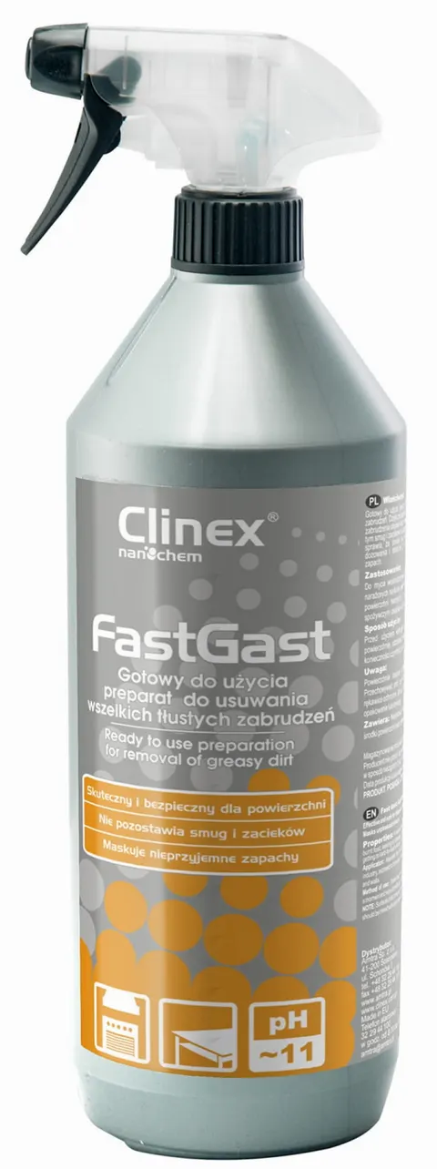 Clinex Fast Gast 1L do usuwania tłustych zabrudzeń