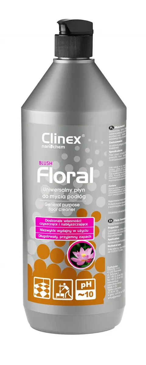 Płyn uniwersalny do mycia podłóg Floral Blush 1L CL77893 CLINEX