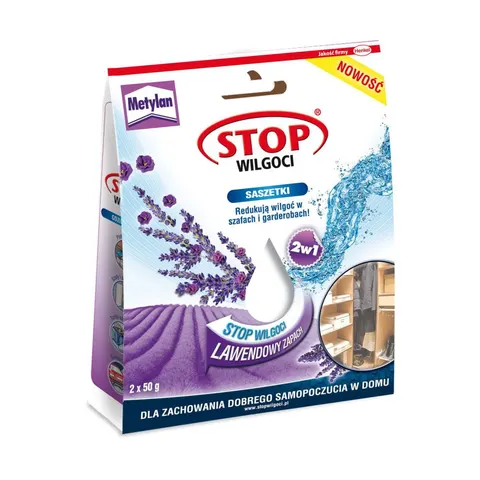 HENKEL METYLAN Stop wilgoci - saszetki lawendowe 2x50g