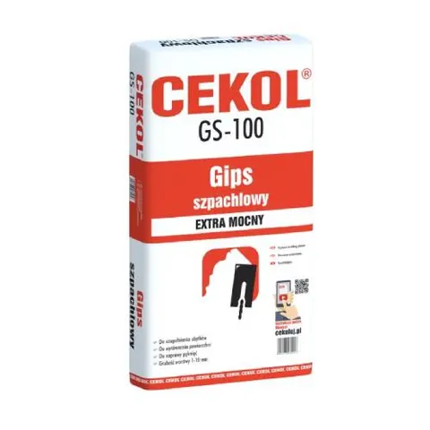 CEKOL Gips szpachlowy GS-100 5 kg extra mocny