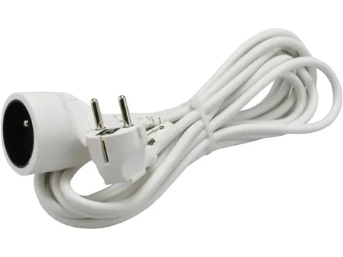 DPM Przedłużacz 1 gniazdo biały 5m 2300W