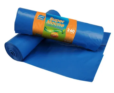 RAVI Worki na śmieci super mocne 240L 10 szt.