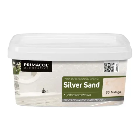 PRIMACOL Farba dekoracyjna Silver Sand 1 l Malaga S3