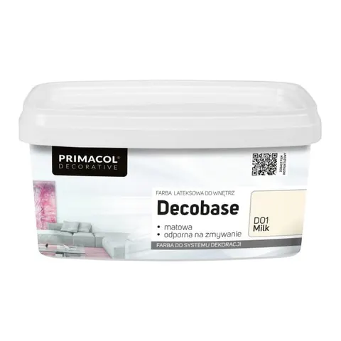 PRIMACOL Farba Decobase 1L milk D01