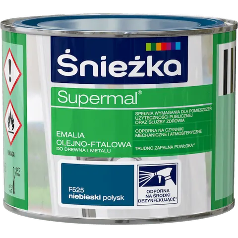 Śnieżka Supermal Emalia 0,2l Niebieski F525