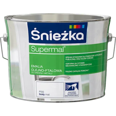 Śnieżka Supermal Emalia 2,5l Biały matowy F100