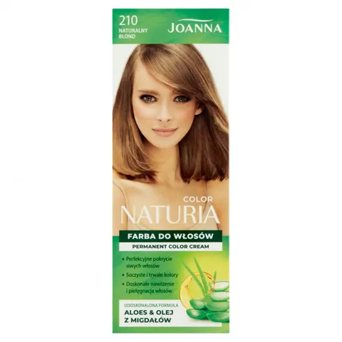 JOANNA NATURIA COLOR Farba do włosów 210 NATURALNY BLOND