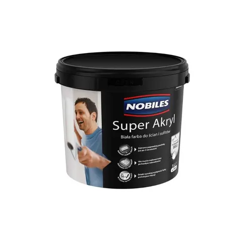 NOBILES Super Akryl biały 5L