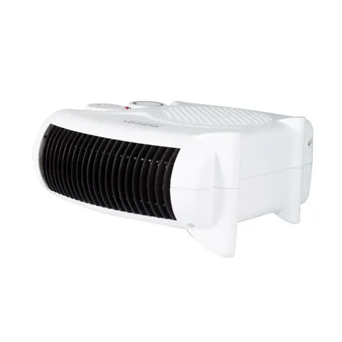 VOLTENO Termowentylator stojąco-leżący z termostatem 2000W biało-czarny