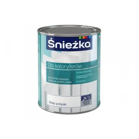 ŚNIEŻKA FARBA DO KALORYFERÓW GRZEJNIKÓW 750ml 0,75l