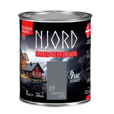 NJORD Impregnat do drewna - wulkaniczna plaża 0,75L