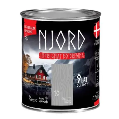 NJORD Impregnat do drewna - skalisty brzeg 0,75L