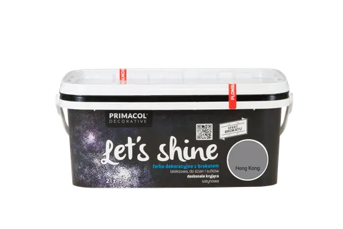 PRIMACOL DECORATIVE Farba Let's shine 2 l Hong Kong - Farba z brokatem