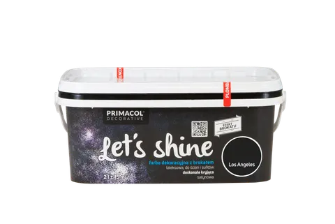 PRIMACOL DECORATIVE Farba Let's shine 2 l Los Angeles - Farba z brokatem