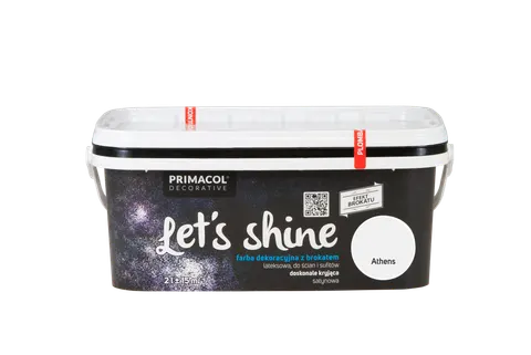 PRIMACOL DECORATIVE Farba Let's shine 2 l Athens - Farba z brokatem