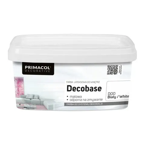 PRIMACOL Farba Decobase biały/white D00 1L