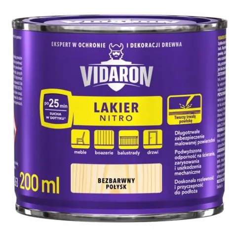 VIDARON Lakier Nitro bezbarwny 0,2L