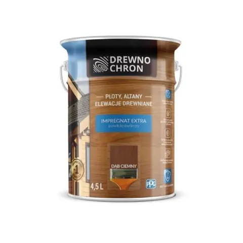 Drewnochron Extra Impregnat 4,5L Dąb Ciemny
