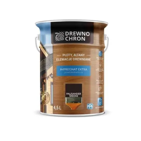 Drewnochron Impregnat Extra Powłokotwórczy Palisander Średni 4,5l
