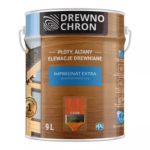Drewnochron Extra Impregnat 9L Cedr