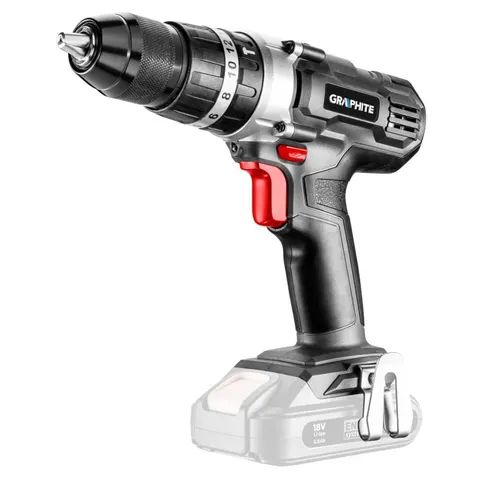 Wiertarko-wkrętarka akumulatorowa z udarem 18V Li-lon 55Nm Energy+, bez akumulatora 58G010