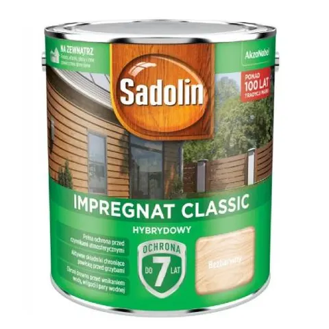 Sadolin Impregnat Classic Hybrydowy Bezbarwny 2,5L