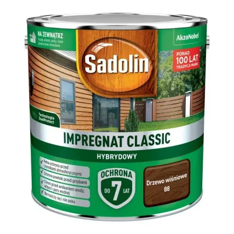 Sadolin Impregnat Classic Hybrydowy Drzewo Wiśniowe 2,5L