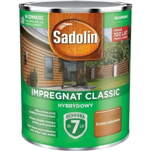 Sadolin Impregnat Classic Hybrydowy Drzewo Wiśniowe 4,5L