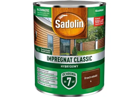 Sadolin Impregnat Classic Hybrydowy Orzech Wloski 9L
