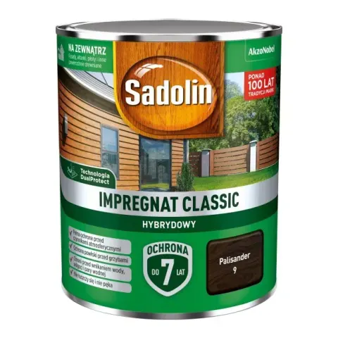 Sadolin Impregnat Classic Hybrydowy Palisander 9L