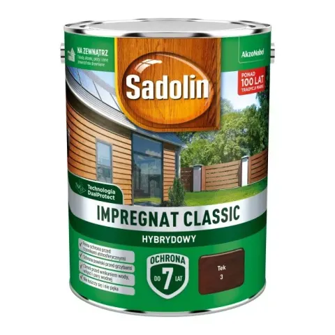 Sadolin Impregnat Classic Hybrydowy Tek 4,5L