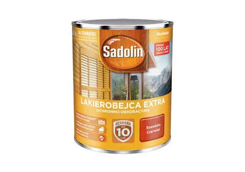 Sadolin Lakierobejca Extra Szwedzka czerwień poj. 2,5L
