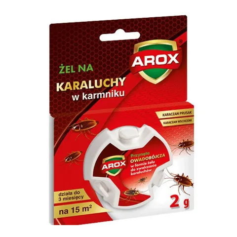 AROX Żel na karaluchy w formie pułapki, karmnika, 2 g