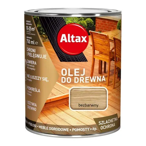 ALTAX Olej do drewna bezbarwny 0,75L