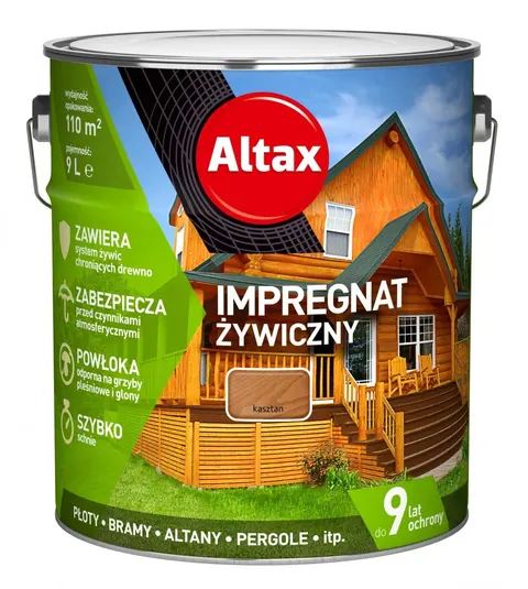 ALTAX Impregnat żywiczny 9L kasztan