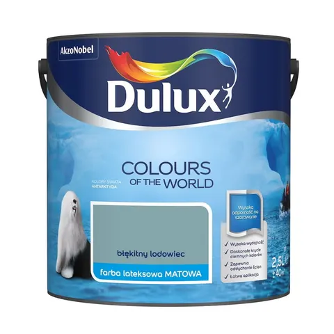 DULUX Kolory Świata Błękitny Lodowiec 2,5L