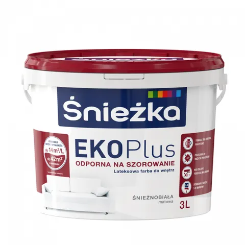 Śnieżka EKO Plus Farba lateksowa 3L