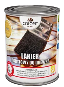 Colorit Lakier Akrylowy Do Drewna Połysk 750Ml