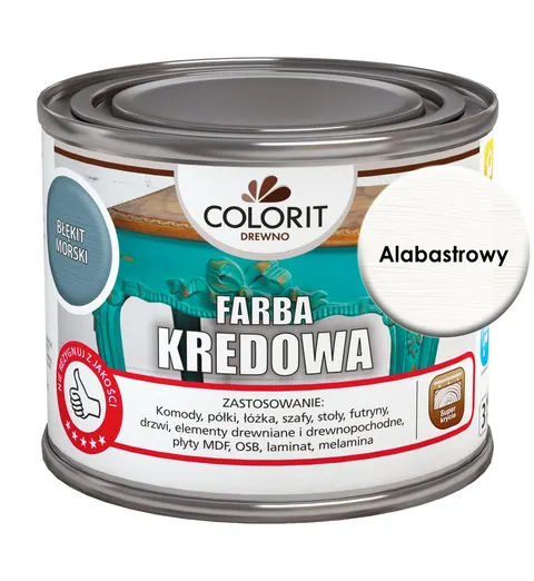 Colorit Farba Kredowa Do Drewna Alabastrowy 375Ml