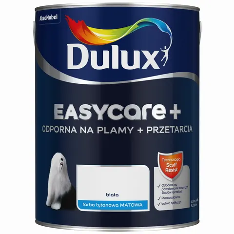 Farba Dulux EasyCare+ Biała 5L