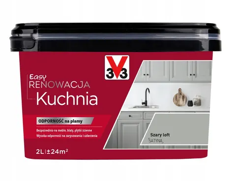 V33 Easy Renowacja Kuchnia Szary Loft 2L