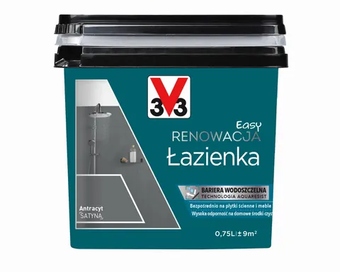V33 Easy Renowacja Łazienka Antracyt 0,75L