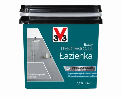 V33 Easy Renowacja Łazienka Szlachetny Popiel 0,75L