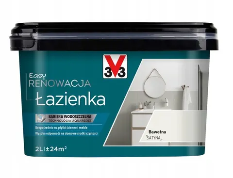 V33 Easy Renowacja Łazienka Bawełna 2L