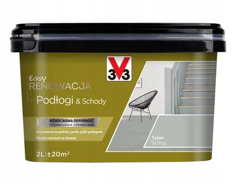 V33 Easy Renowacja Podłoga 3V3 tytan 2L