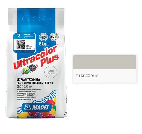 Fuga elastyczna Mapei Ultracolor 111 Srebrna 5Kg