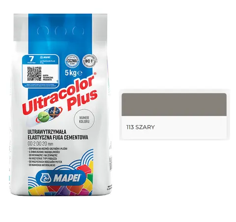 Fuga elastyczna Mapei Ultracolor 113 Szara 5Kg
