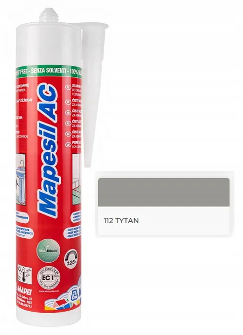 Silikon Mapei Mapesil 112 Tytan 310Ml